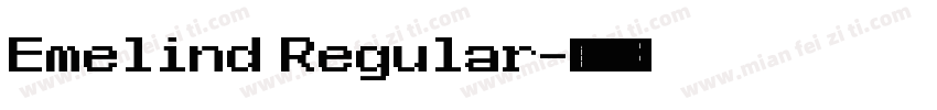Emelind Regular字体转换